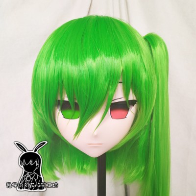 (KM5141)Quality Handmade Female/Girl Resin 3/4 Head Japanese Cartoon Character Daiyousei Cosplay Kigurumi Mask Crossdresser